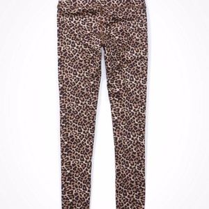 cheetah highest waist leggings size Medium